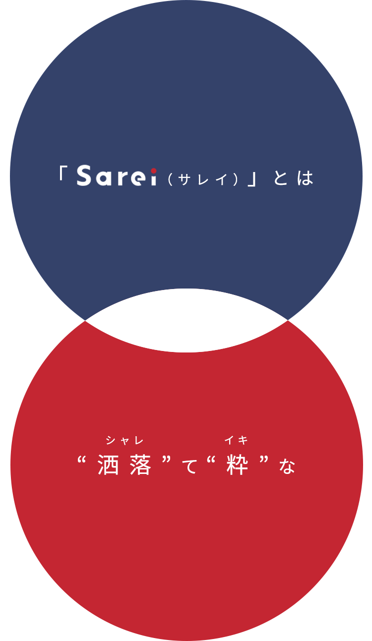 「 Sarei（サレイ）」とは“洒落”て“粋”な